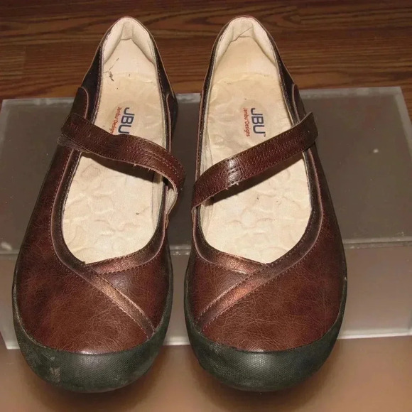 JBU by JAMBU Sassy Mary Jane Brown Shoes Size 7.5M - Picture 3 of 5